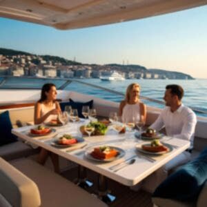 özel yatta kahvaltı